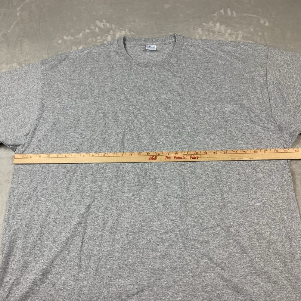 Port & Company Essential T Shirt Mens 4XL Gray Cotton/Poly Short Sleeve - Picture 4 of 7